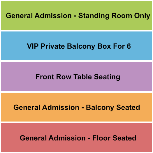 Vinyl Music Hall Seating Chart: Inferno Burlesque