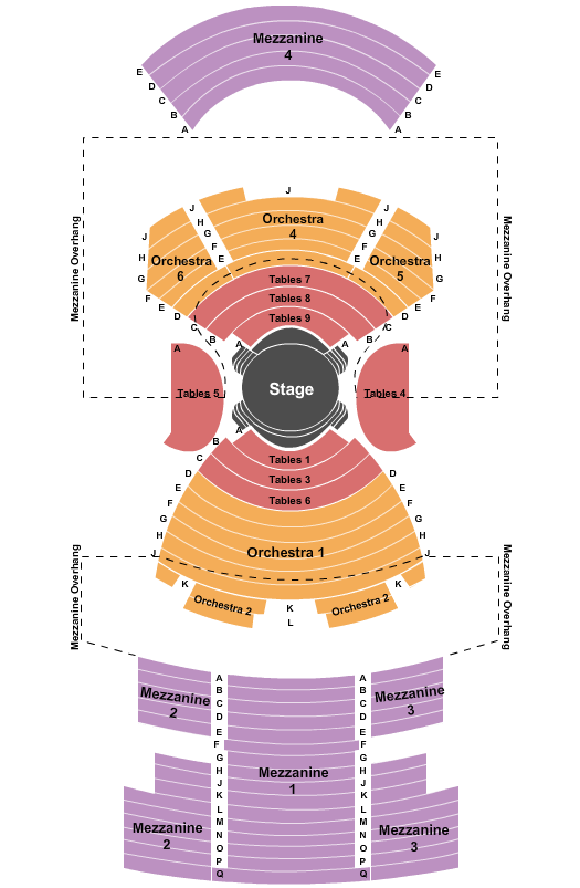 Virginia/August Wilson Theatre Seating Chart