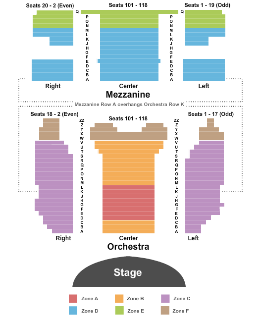 August Wilson Seating Chart