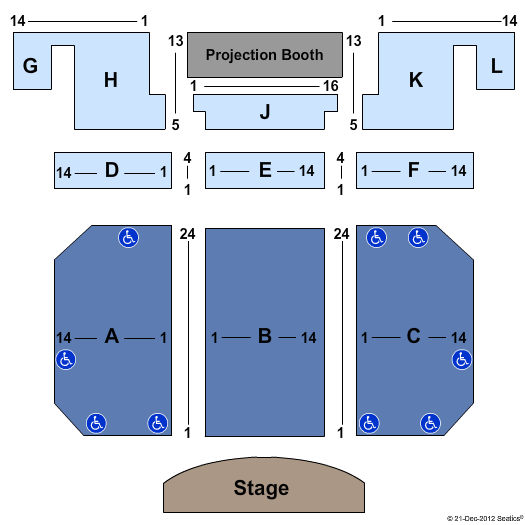 Fox Theatre Seating Chart