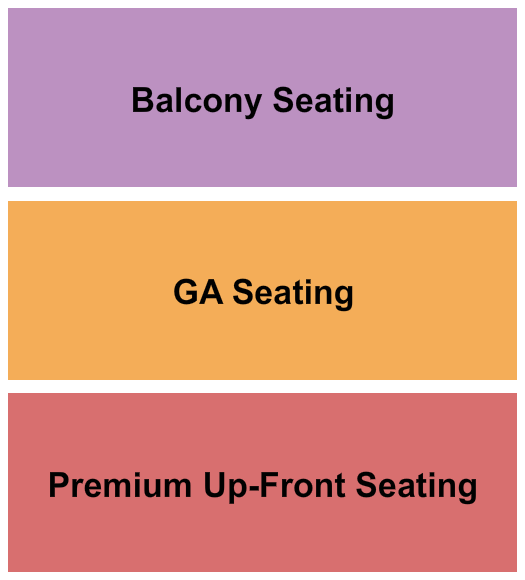 Vivid Music Hall Seating Chart: GA/Balc/Premium