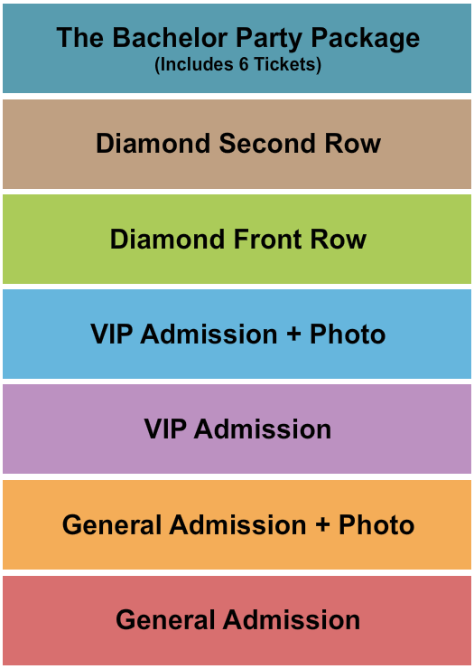 Vivid Music Hall Seating Chart: Micro Maidens