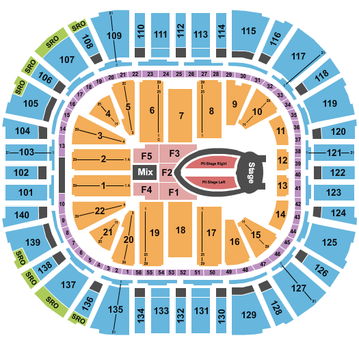 Delta Center Seating Chart