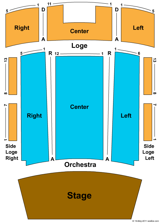 Vogel Hall Marcus Center Seating Chart
