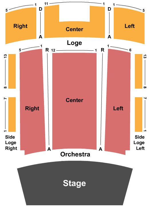Vogel Hall at Marcus Center Seating Chart: Full House