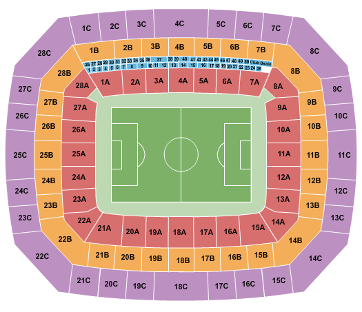 Volksparkstadion Seating Chart: Soccer - Static