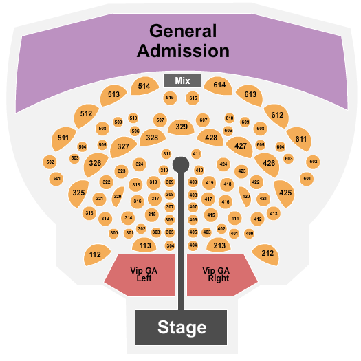 Voltaire At the Venetian Hotel Las Vegas Seating Chart: Endstage/VIP L&R