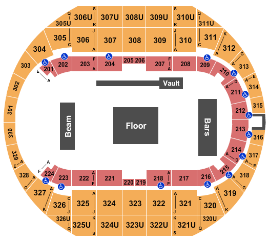 Disney On Ice Tickets | Seating Chart | Propst Arena at the Von Braun