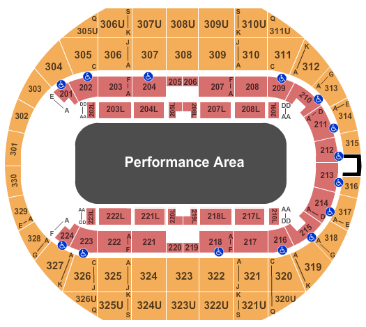 Von Braun Center Arena Seating Chart: Marvel Universe