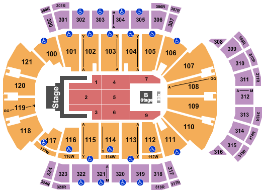 VyStar Veterans Memorial Arena Seating Chart: Jelly Roll