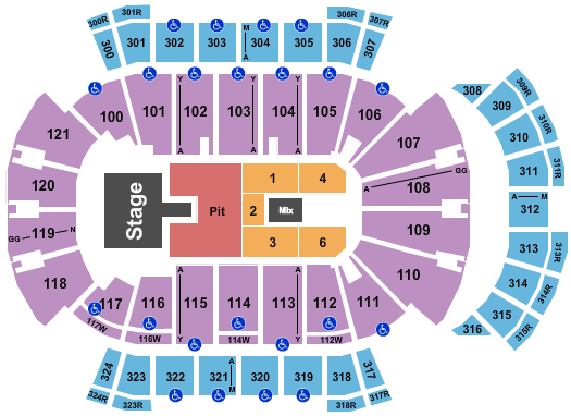 VyStar Veterans Memorial Arena Seating Chart: Brantley Gilbert