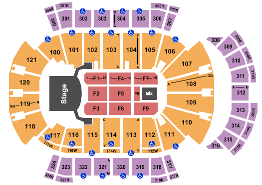 Jax Arena Seating Chart