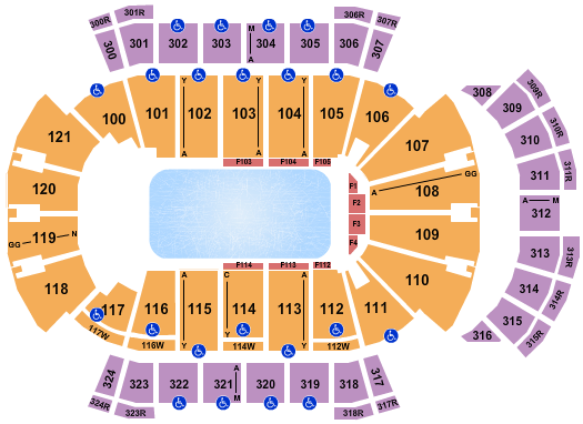 VyStar Veterans Memorial Arena Seating Chart: Disney On Ice 2