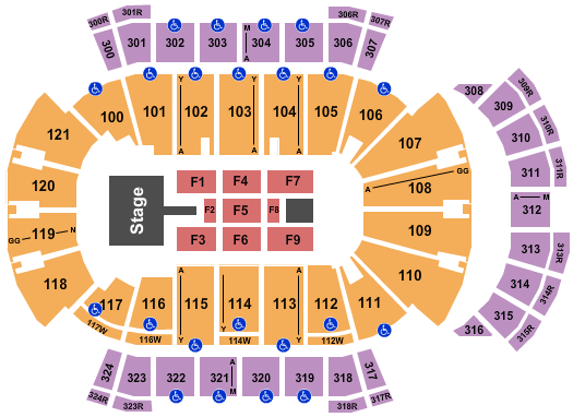 VyStar Veterans Memorial Arena Seating Chart: Jhene Aiko