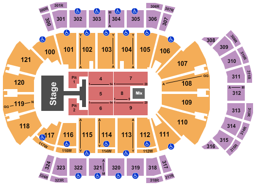 VyStar Veterans Memorial Arena Seating Chart: Phil Wickham