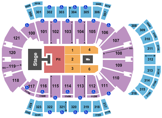 VyStar Veterans Memorial Arena Seating Chart: Riley Green
