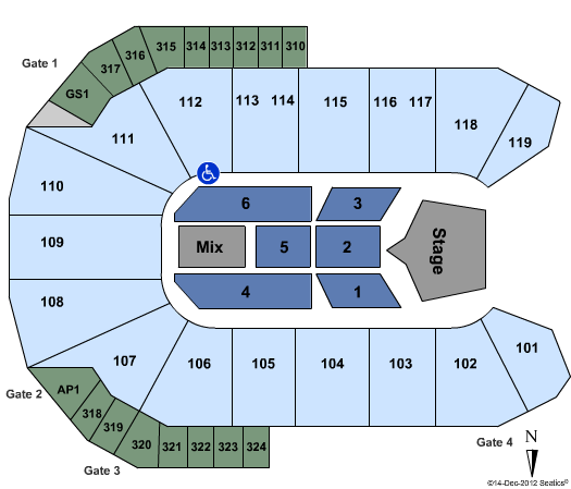 WFCU Centre Seating Chart
