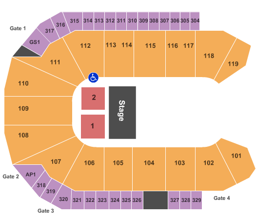 WFCU Centre Seating Chart