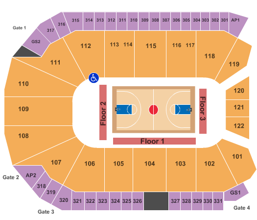 WFCU Centre Seating Chart: Harlem Globetrotters