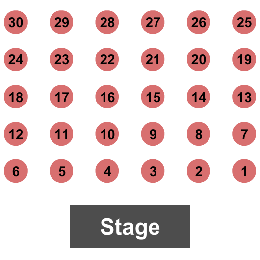 Wa Walton Event Center at Swinomish Casino and Lodge Seating Chart: Endstage Tables 2