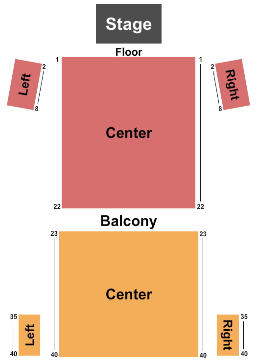 Waco Hippodrome Seating Chart: Endstage 3