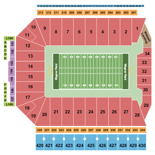Wagner Field At Bill Snyder Family Stadium Seating Chart: Football 2