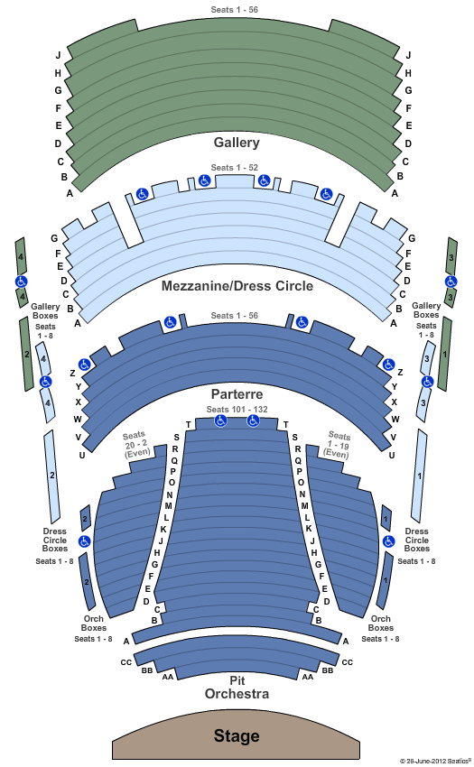 Wagner Noel Performing Arts Center Seating Chart: Endstage Zp