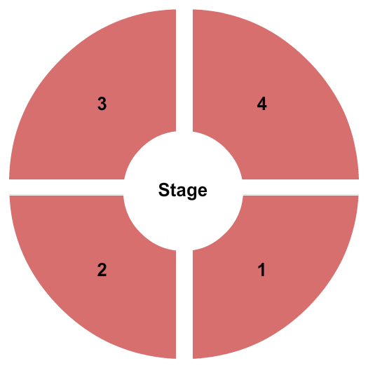 Wagon Wheel Center for the Arts Seating Chart: Center Stage