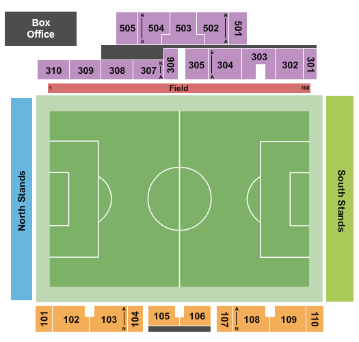 WakeMed Soccer Park Seating Chart: Soccer 2