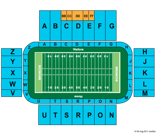Waldo Stadium Seating Chart