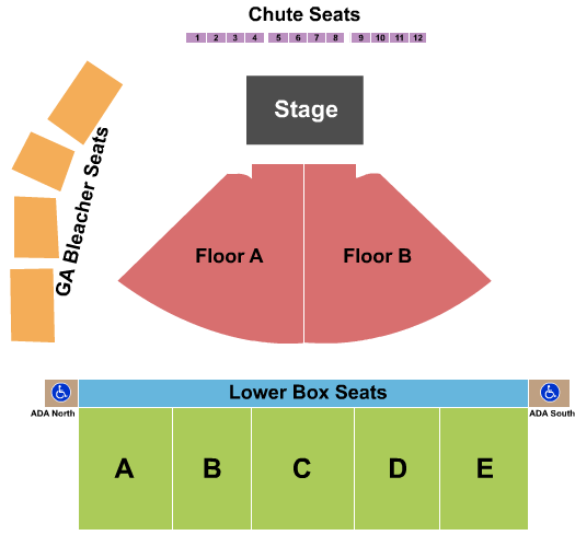Walla Walla County Fairgrounds Seating Chart: Endstage
