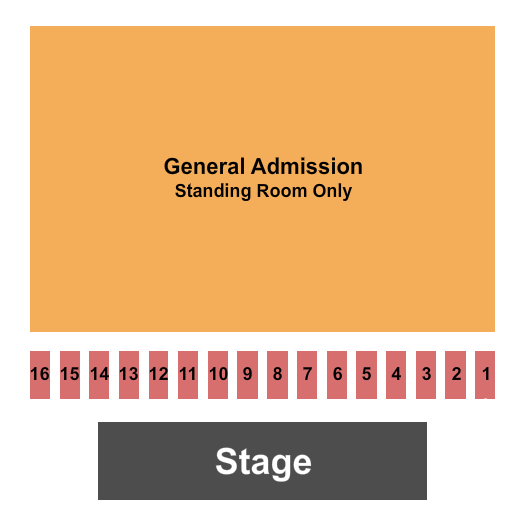 Waller County Fairgrounds Seating Chart: GA & VIP Tables