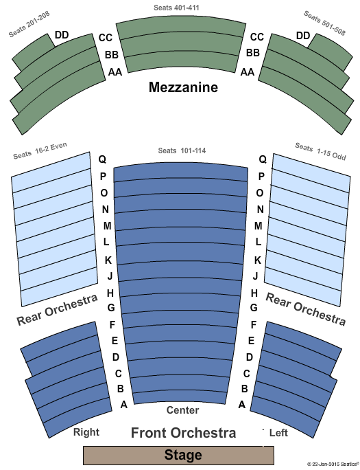 Annenberg Theater Seating Chart