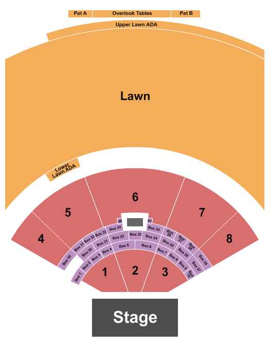 Walmart AMP Seating Chart: Endstage Boxes 2