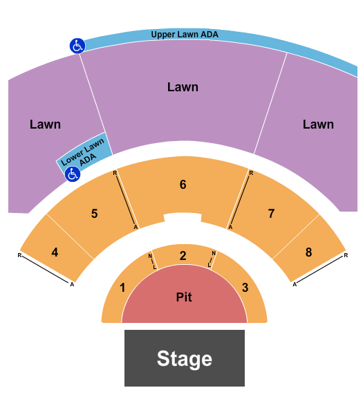 Walmart AMP Seating Chart: Endstage Pit 2