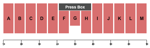 Walter E. Kottmeyer Stadium at Downingtown West High School Seating Chart: DCI