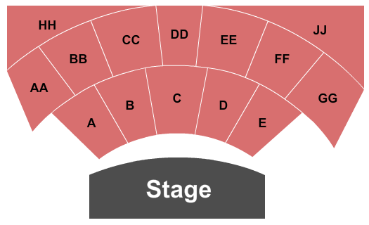 Walter Gerrells Performing Arts and Exhibition Center Seating Chart: End Stage