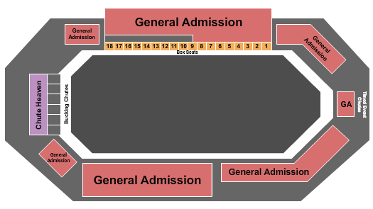 Walter Johnson Park Seating Chart: Rodeo