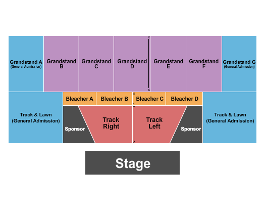Walworth County Fair Grounds Seating Chart: Endstage 2
