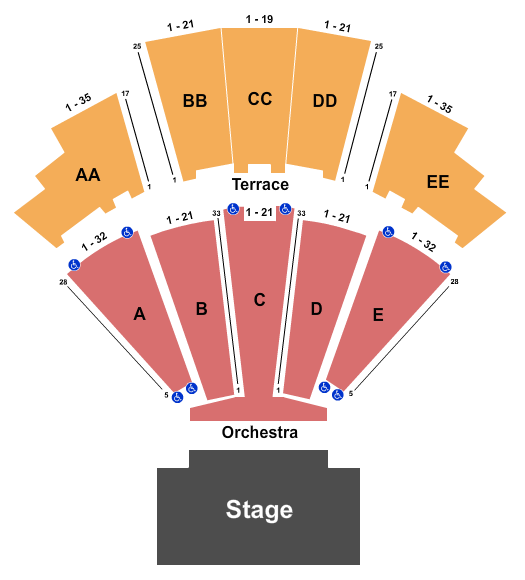 Wamu Theater At Lumen Field Event Center Seating Chart: Endstage 2