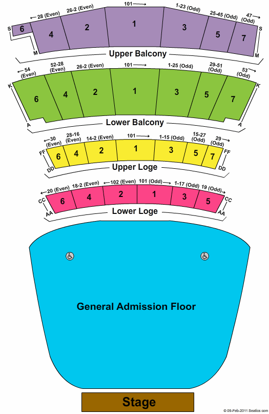 Warfield Seating Chart