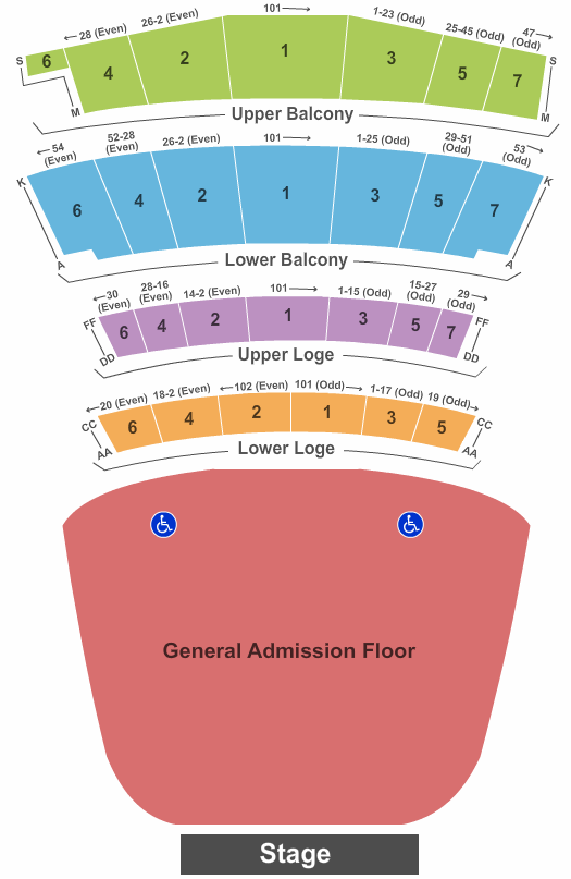 Warfield Seating Chart