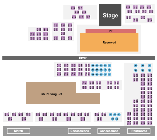 Warner Vineyards Seating Chart: Endstage 4