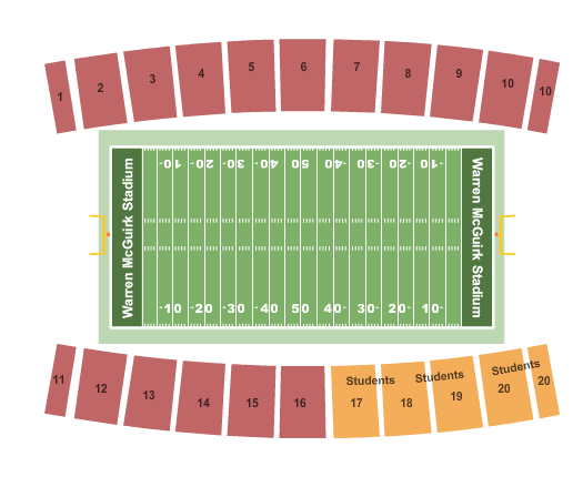 Warren Mcguirk Alumni Stadium Seating Chart