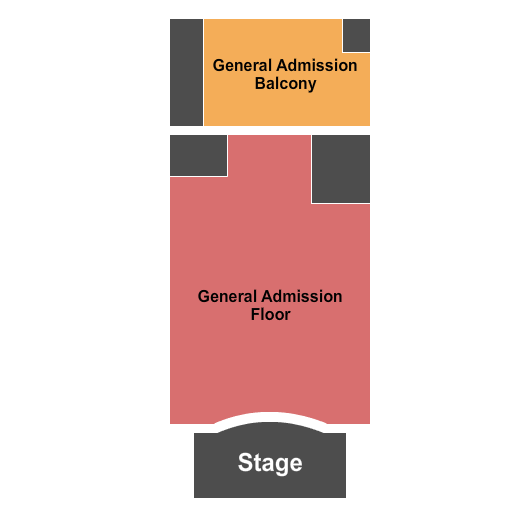 Warsaw Seating Chart: GAFloor/GABalcony