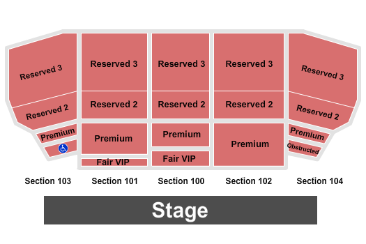 Washington County Fair Park - WI Seating Chart: Endstage 4