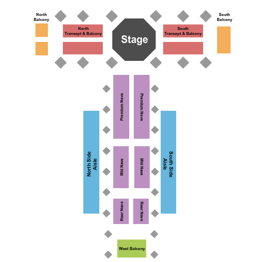 Washington National Cathedral Seating Chart: Concert