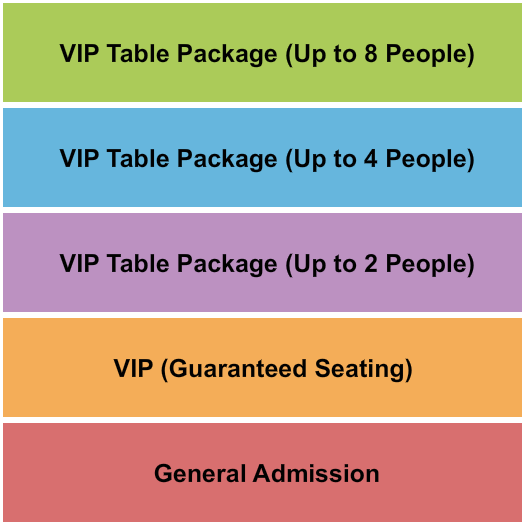 Wasted Grain - Scottsdale Seating Chart: GA/VIP/Table