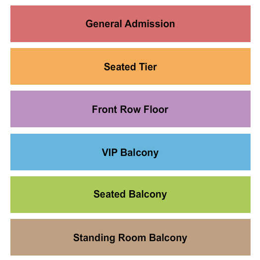 Water Street Music Hall Seating Chart: GA/Seated