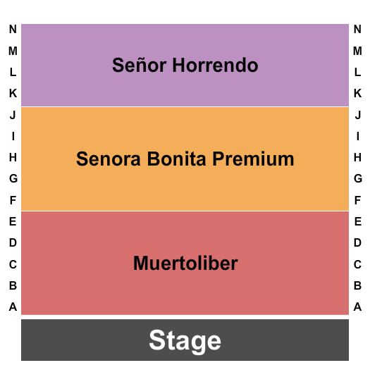 Waterfront Theatre - Vancouver Seating Chart: Endstage